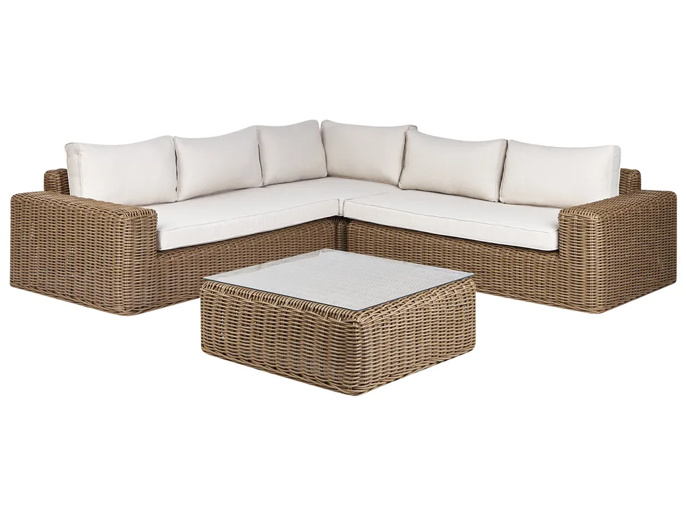 Outdoor Cushion Cover Set PALERMO Off-White_1011909