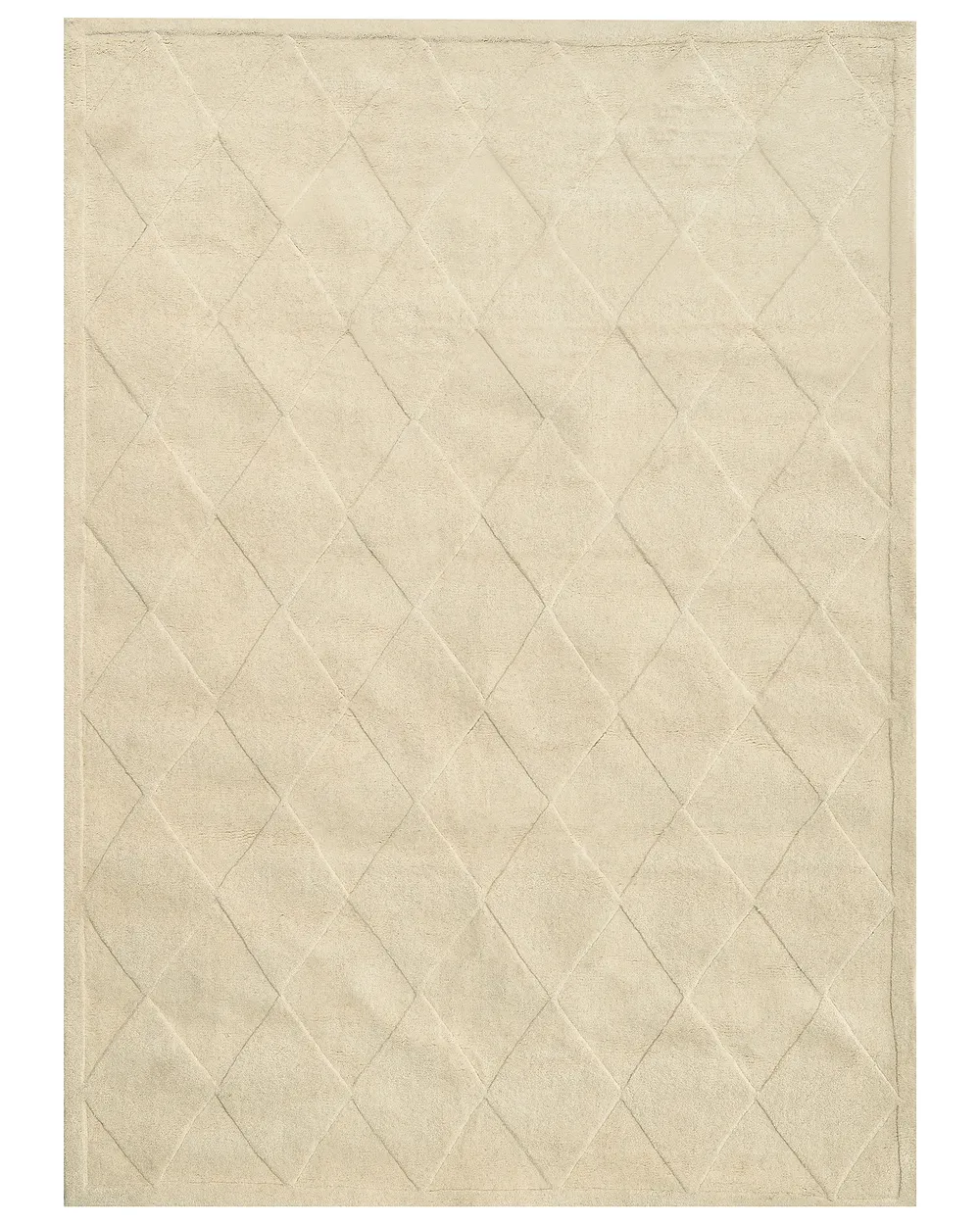 Matto LUNARA Vaaleanbeige 160 x 230 cm Villa