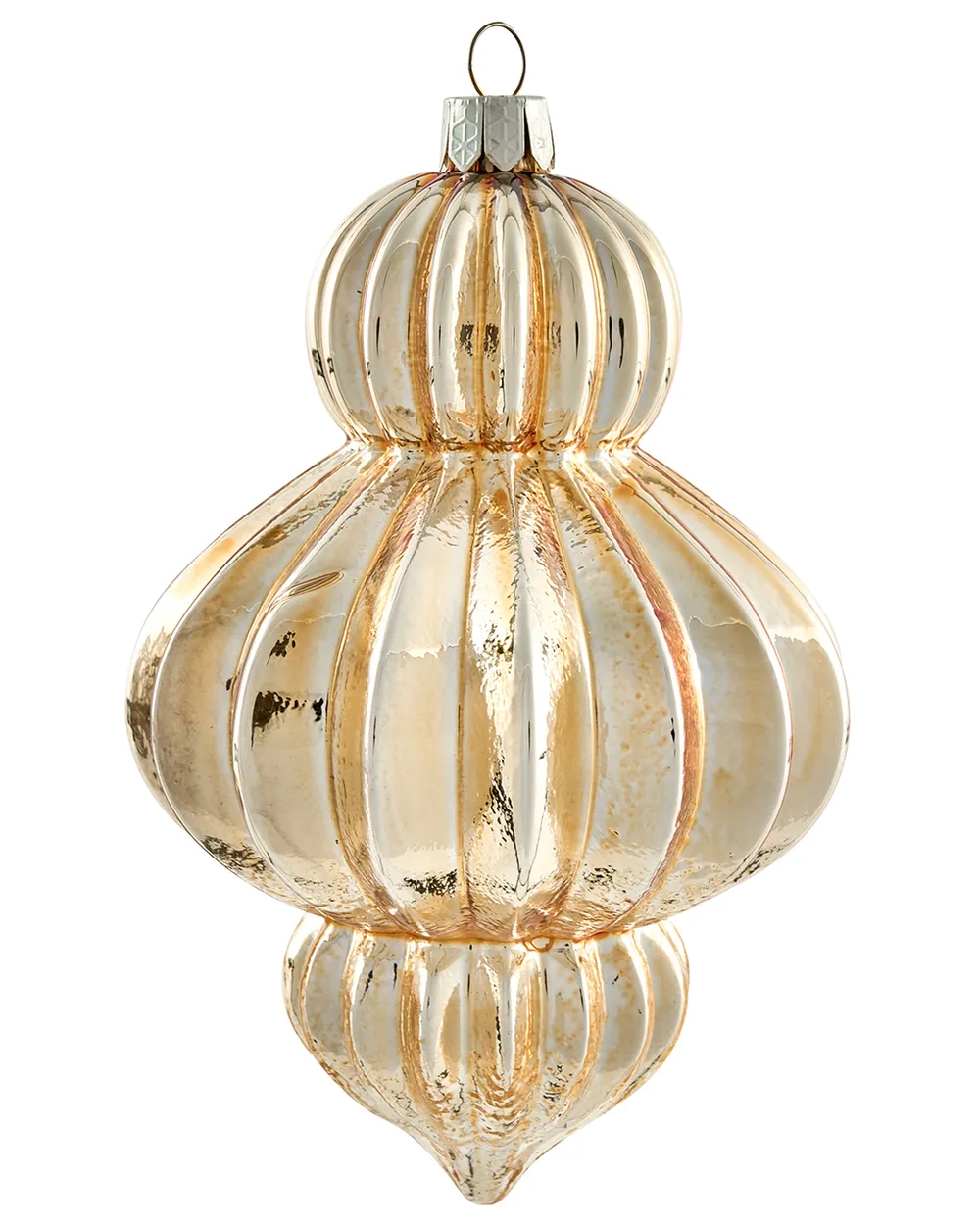 Set med 70 julgranskulor TWINKLE Glas Röd/grön_1027884