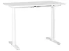 Elektriskt höj- och sänkbart skrivbord DESTINAS 120 cm x 72 cm Vit
