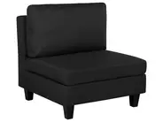 1-Seat Section FEVIK Fabric Black_781316