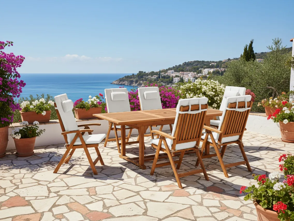 Set med 6 rygg-/sittdynor JAVA/AMANTEA PREMIUM 50 x 71 cm Off-White_1066242