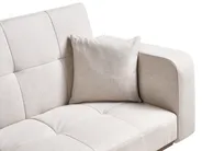 Sofa Bed 3 Seater HJULBY Light Beige_1030131