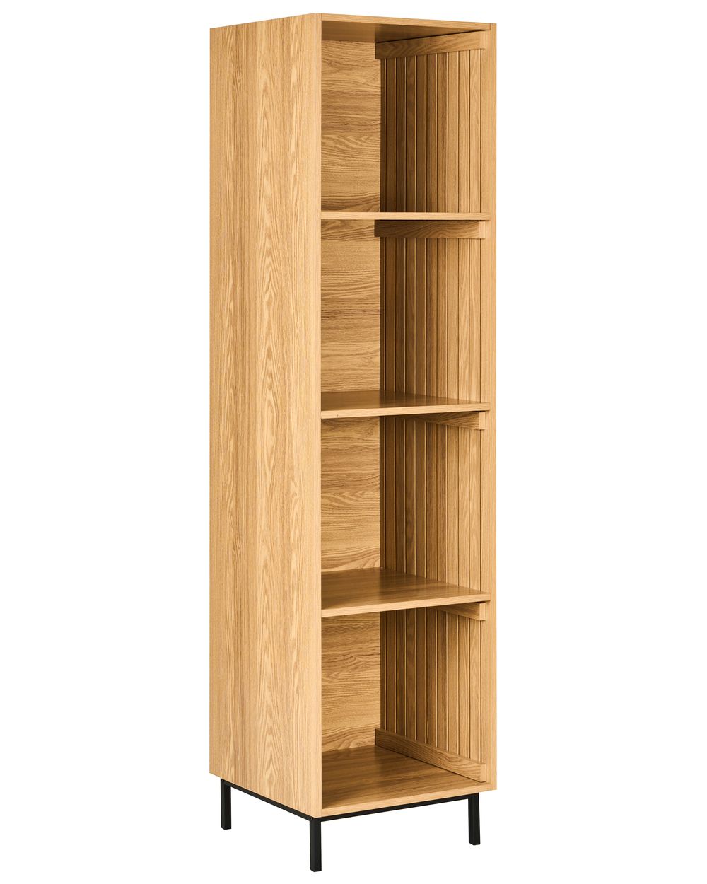 Hyllykkö 4 tasoa LEANDRO 175 cm Vaaleanruskea