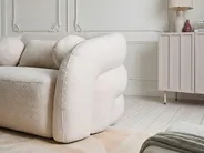 Soffa 2-sits EGEDAAL Bouclé Vit_1053458