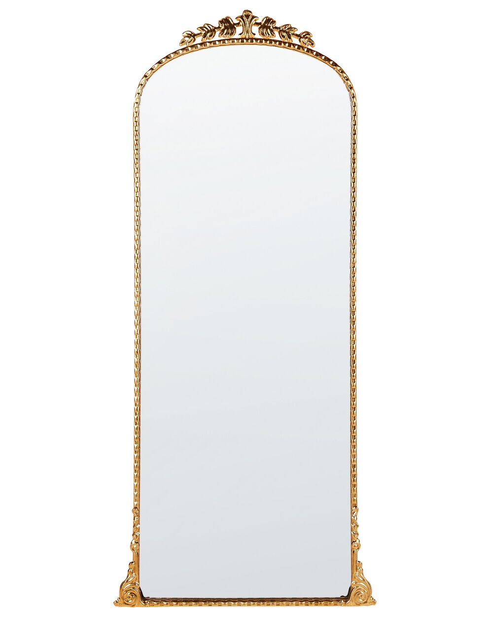 Väggspegel LIVRY 51 cm 114 cm Metall Guld