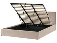 Ottoman Bed DREUX Velvet Taupe 180 x 200 cm (EU Super King)_1012315