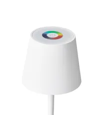 Wireless LED Table Lamp VALIRA with Dimmer Metal White_940496