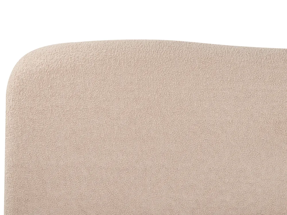 Ottoman Bed BLAGNAC Boucle Beige 160 x 200 cm (EU King Size)_960592