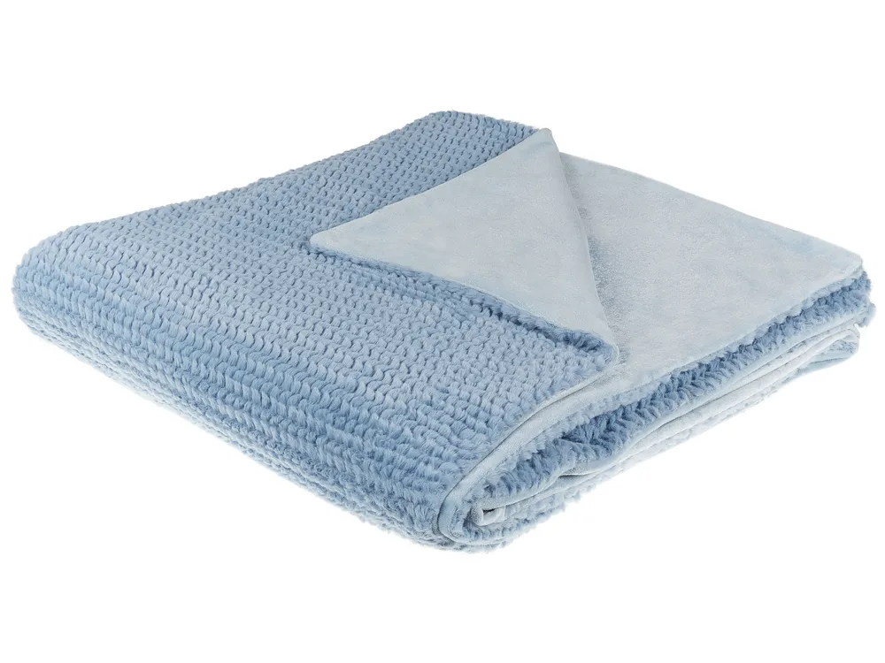 Blanket BJAS 200 x 220 cm Blue