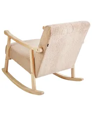 Rocking Chair LEKNES Boucle Beige_967409