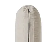 Hörnbäddsoffa 3-sits NUBORG Chenille Ljusbeige Vänstervänd_1017686