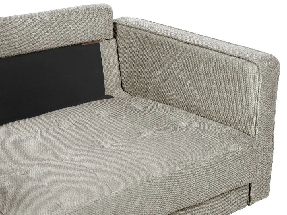 Sofa 2 Seater NURMO Fabric Taupe_896361