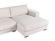 Corner Sofa RENDERS Fabric Light Beige Left Hand_988162