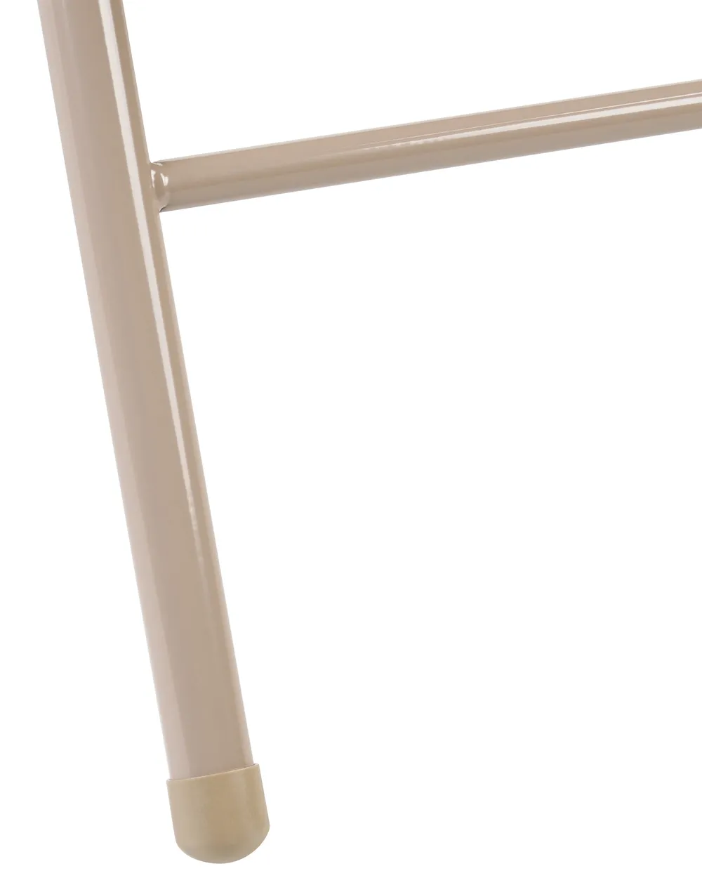 Set of 4 Folding Chairs SPARKS Metal Beige_1074352