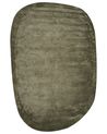 Rug MITHA Olive Green 200 x 300 cm Viscose
