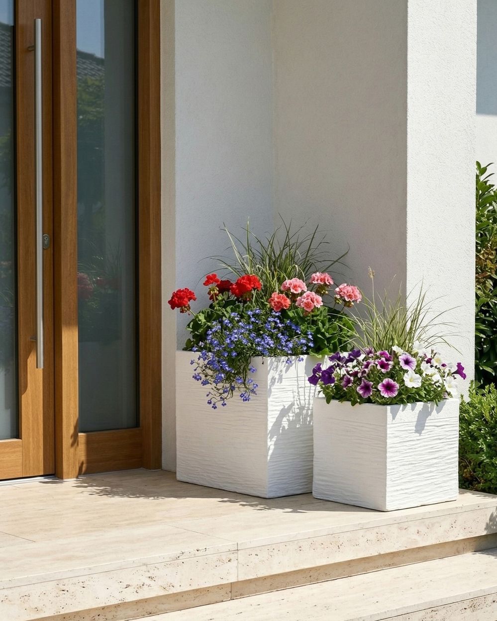Plant Pot PAROS 40 cm White