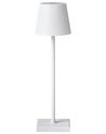 Wireless LED Table Lamp BACEIRO with Dimmer Metal White