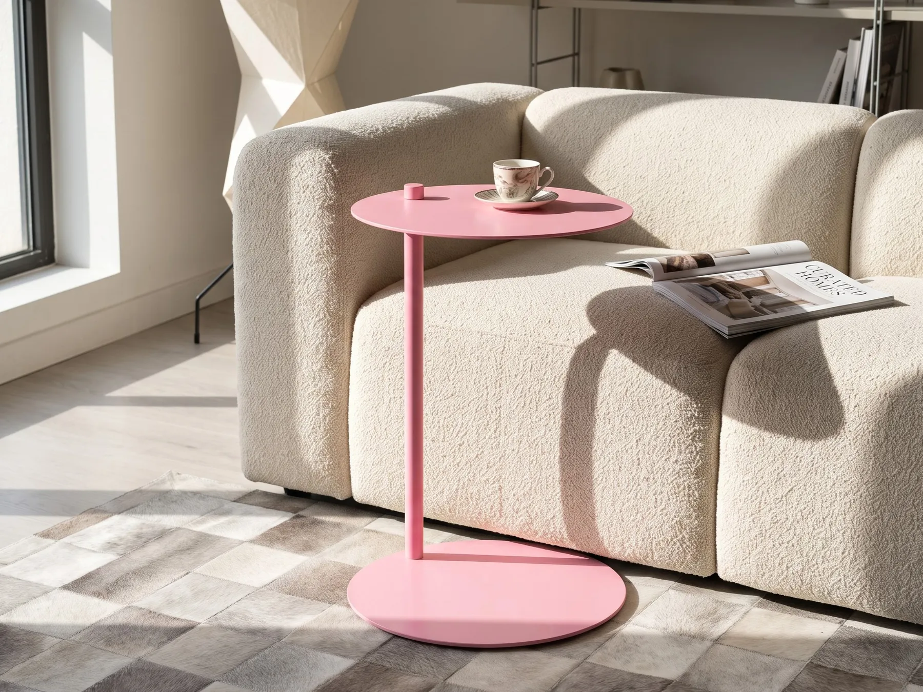 Side Table KENSICO Metal Pink_1150340