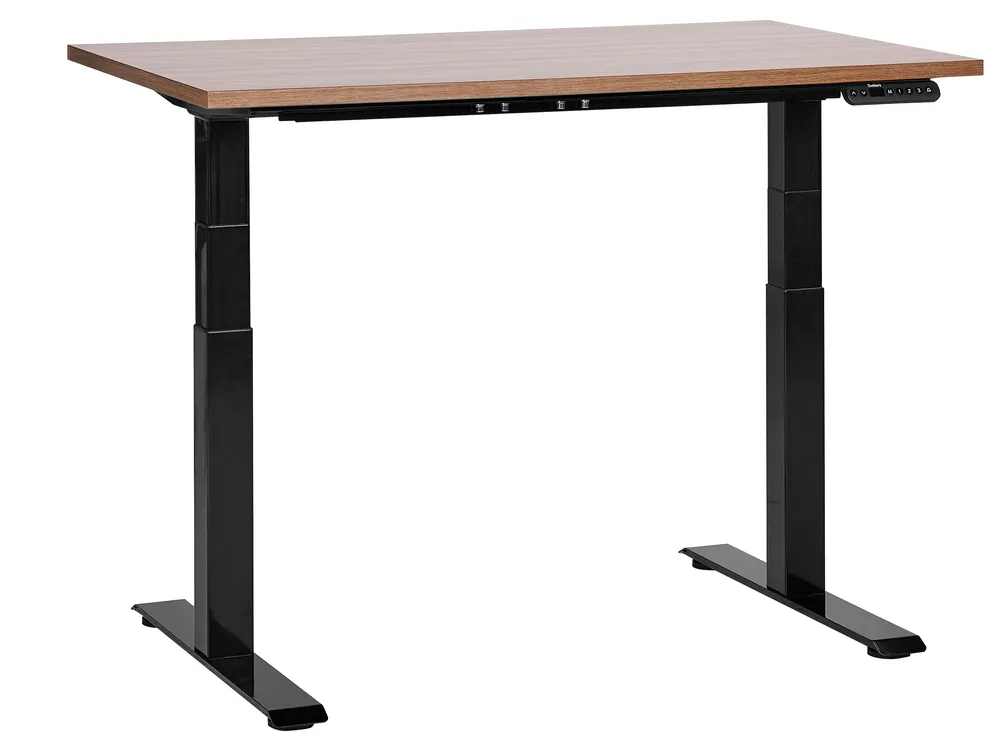 Electric Adjustable Standing Desk DESTINES 120 cm 72 cm Brown/ Black