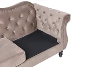 Soffgrupp 5-sits SKIEN Sammet Taupe_1034484