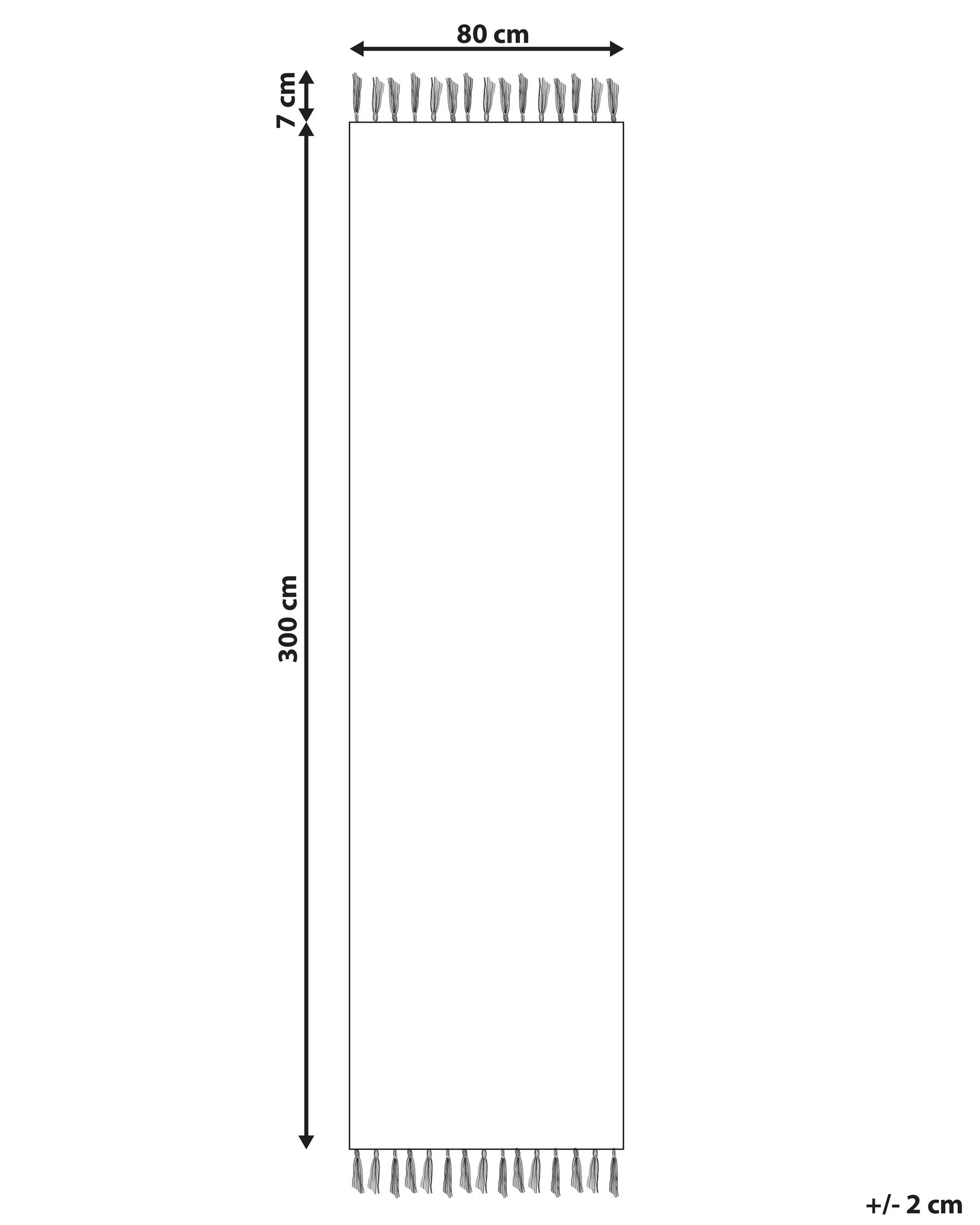 Matto GARNI Monivärinen 80 x 300 cm kelim Puuvilla_870137