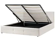 Ottoman Bed MASSOGNES Boucle Off-White 180 x 200 cm_1030379