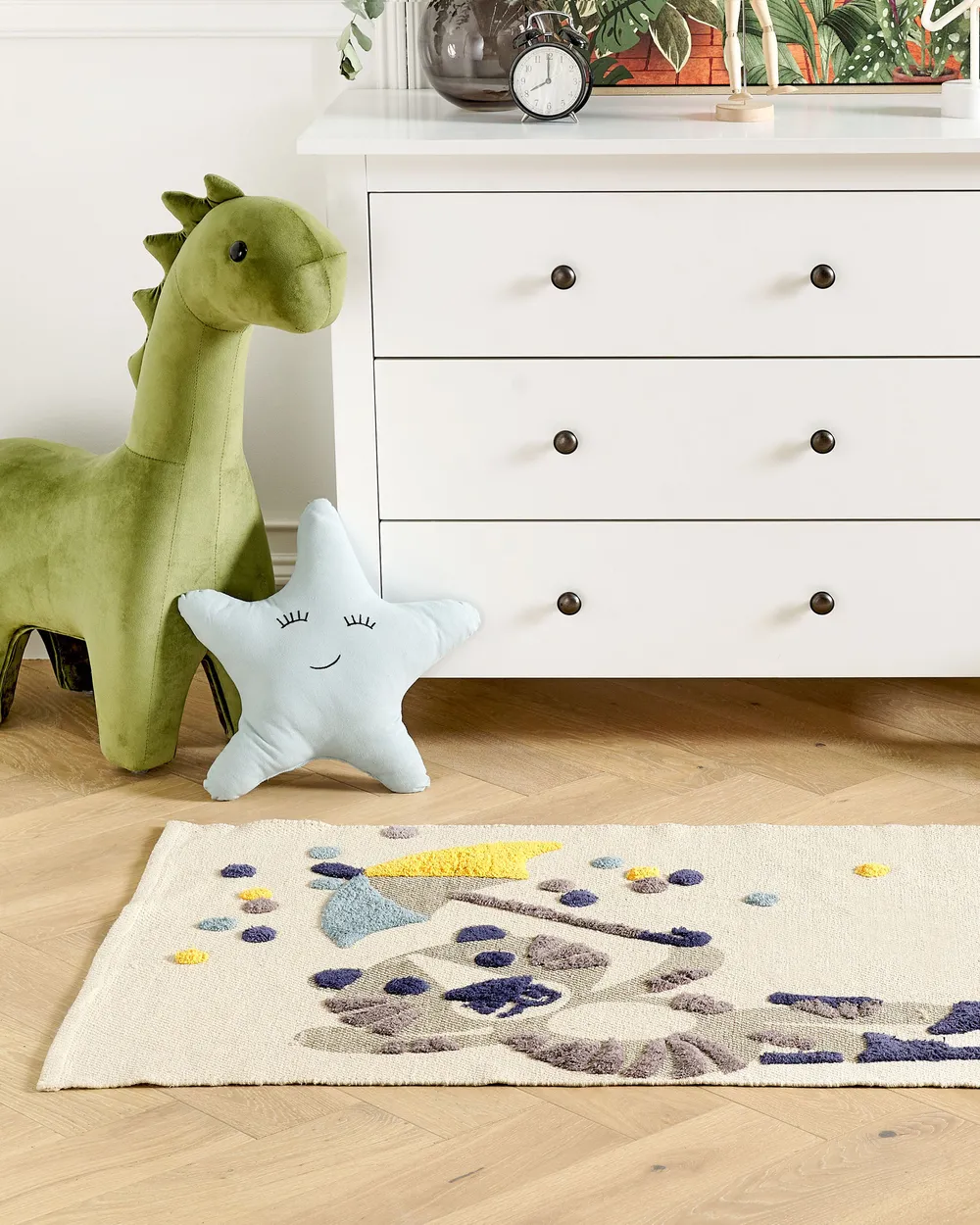 Kids Rug SINGKIL Multicolour 80 x 150 cm Cotton