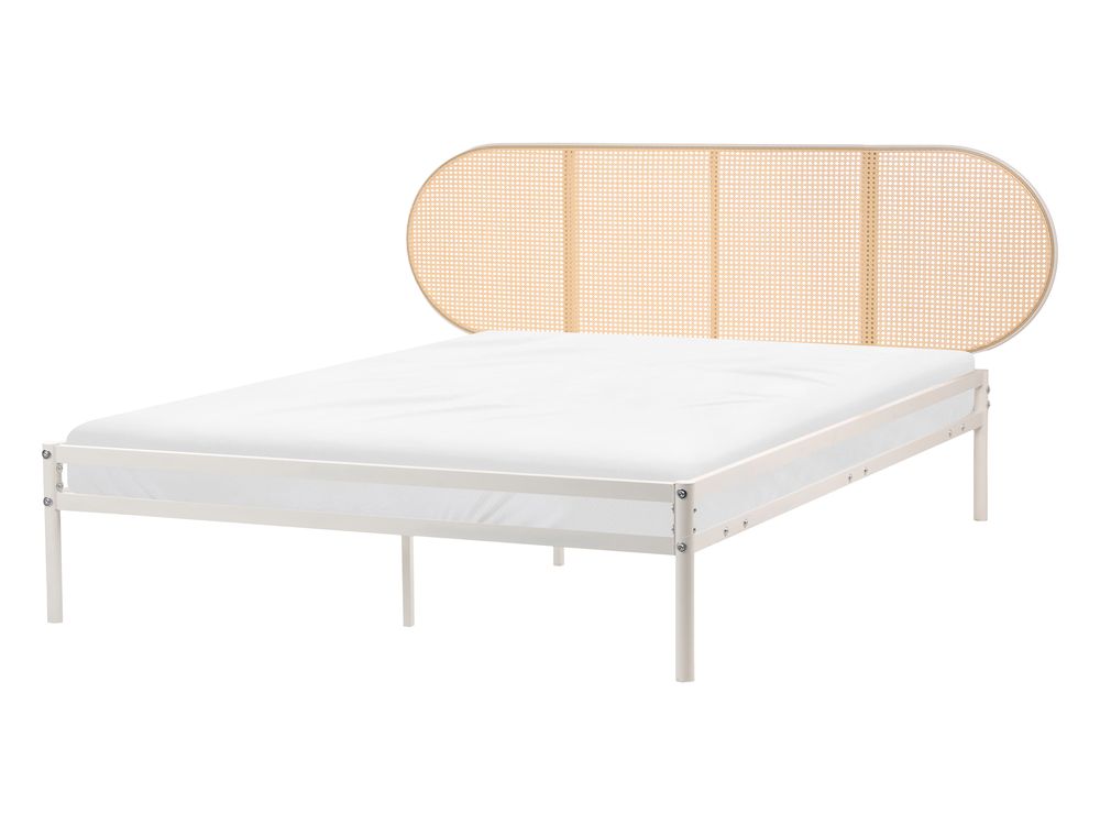 Sänky Polyrottinki BOULIN 140 x 200 cm Beige