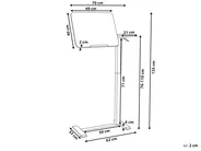 Manual Adjustable Laptop Stand SCHOLA 70 cm 40 cm Light Green_946097