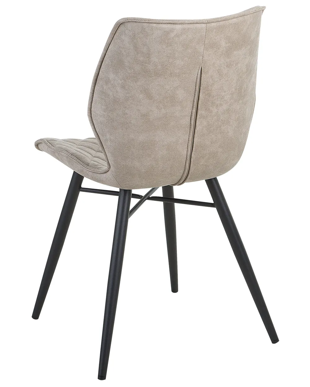 Set of 2 Dining Chairs LISLE Fabric Beige_724342