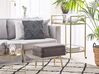 Upholstered Storage Bench ODESSA Velvet Grey