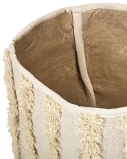 Set of 2 Baskets KAKKI Cotton Beige_846396