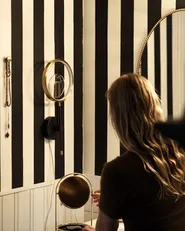 LED Wall Lamp SAMBRE Metal Gold Black_1055290