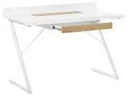 Home Office Desk FOCUS 120 cm 60 cm with Drawers White_802311