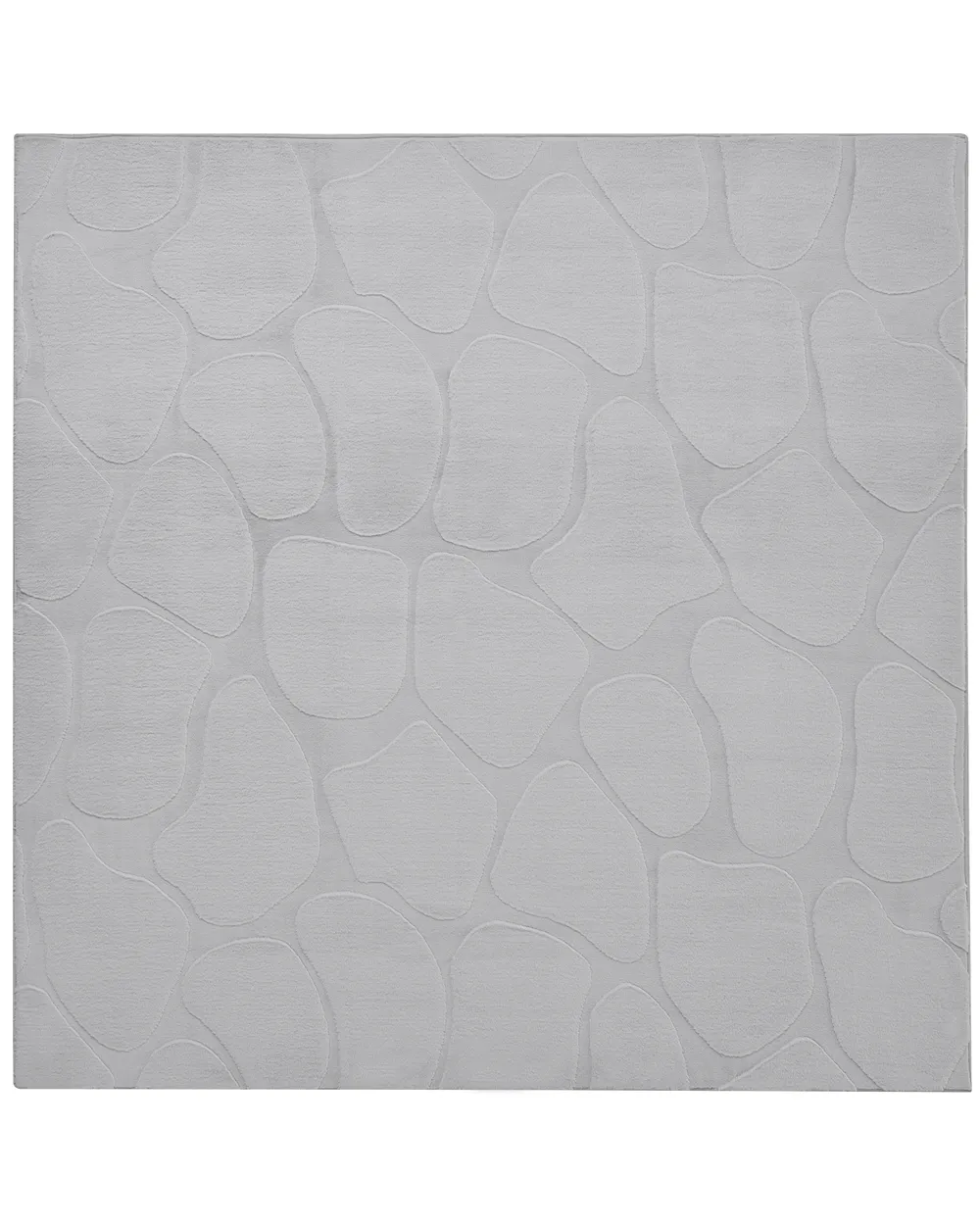 Rug KAWI Light Grey 160 x 160 cm