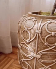 Plant Pot DARIA 24 cm Off-White_1171322