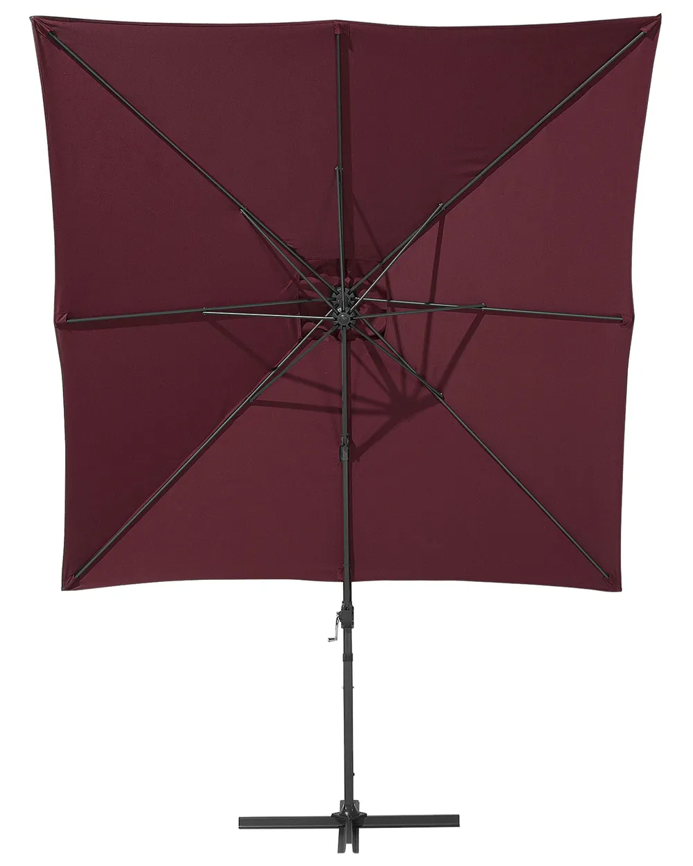 Cantilever Parasol 250 cm MONZA Burgundy_699838