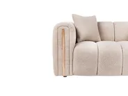 Sofa 2 Seater MORSIL Boucle Beige_1057313
