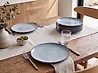 Ruokalautassetti 8 kpl JUNIPER Kivitavara Vaaleansininen 28 cm