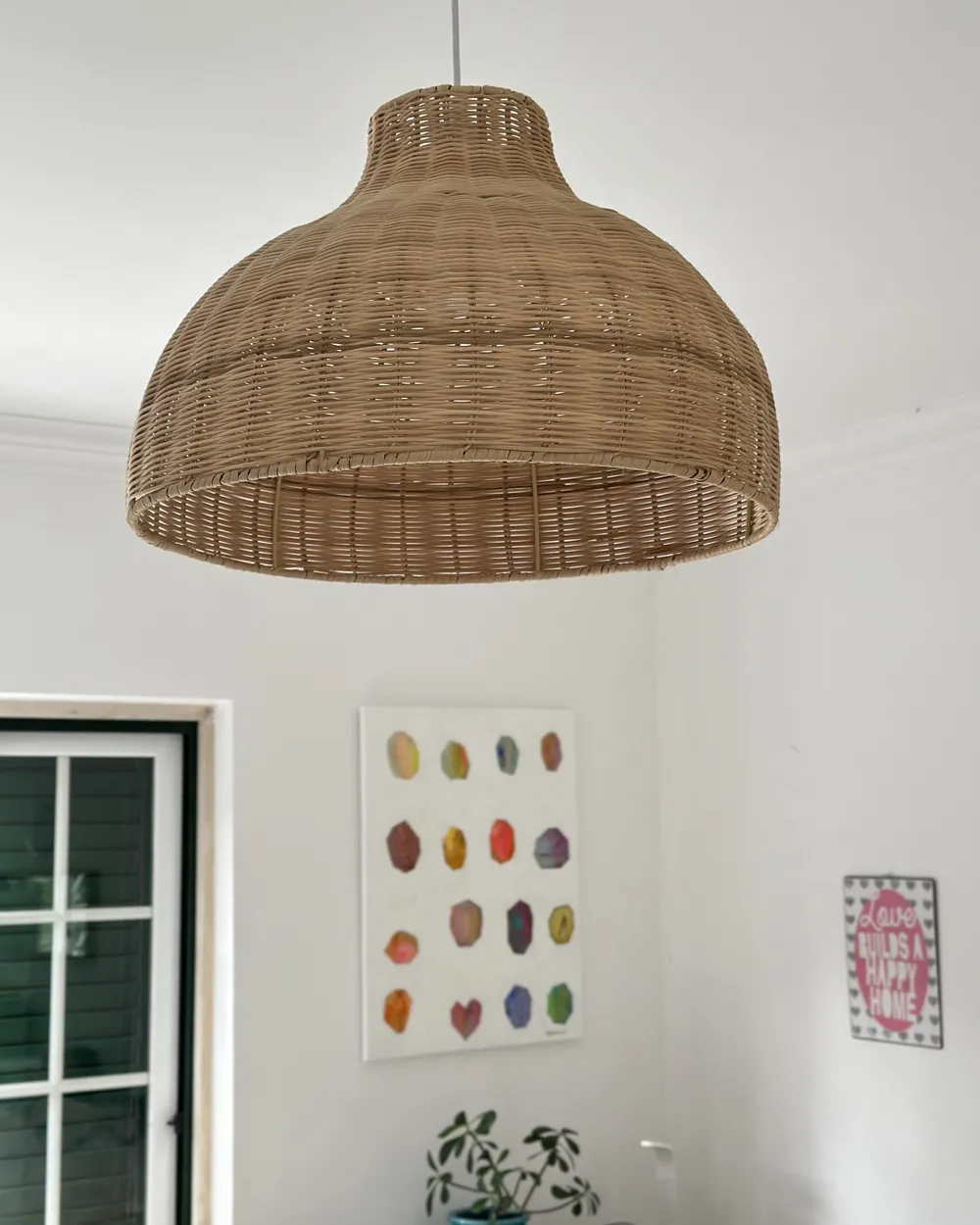Pendant Lamp MILLIAN Rattan Light Brown_897039