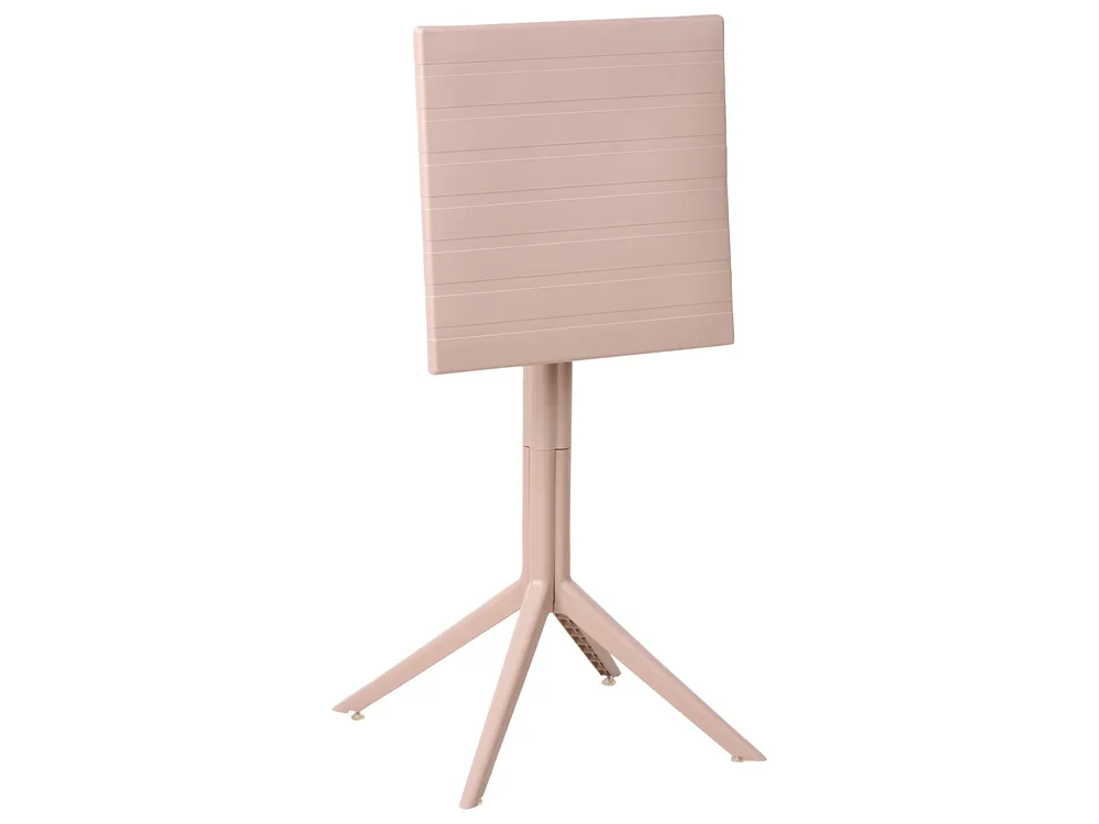 Trädgårdsbarbord LEMNOS 60 cm 60 cm Beige_1034972
