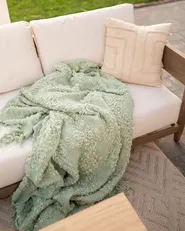 Blanket VELLA 200 x 220 cm Green_1082929