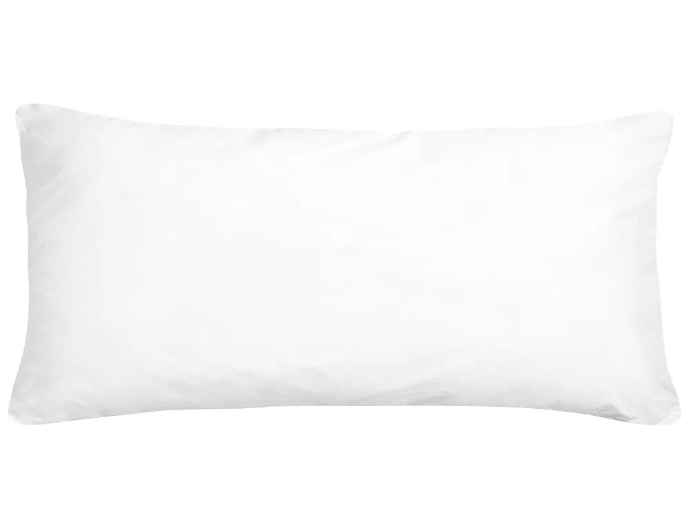 Bed Pillow ERRIGAL Low 40 x 80 cm Microfibre White