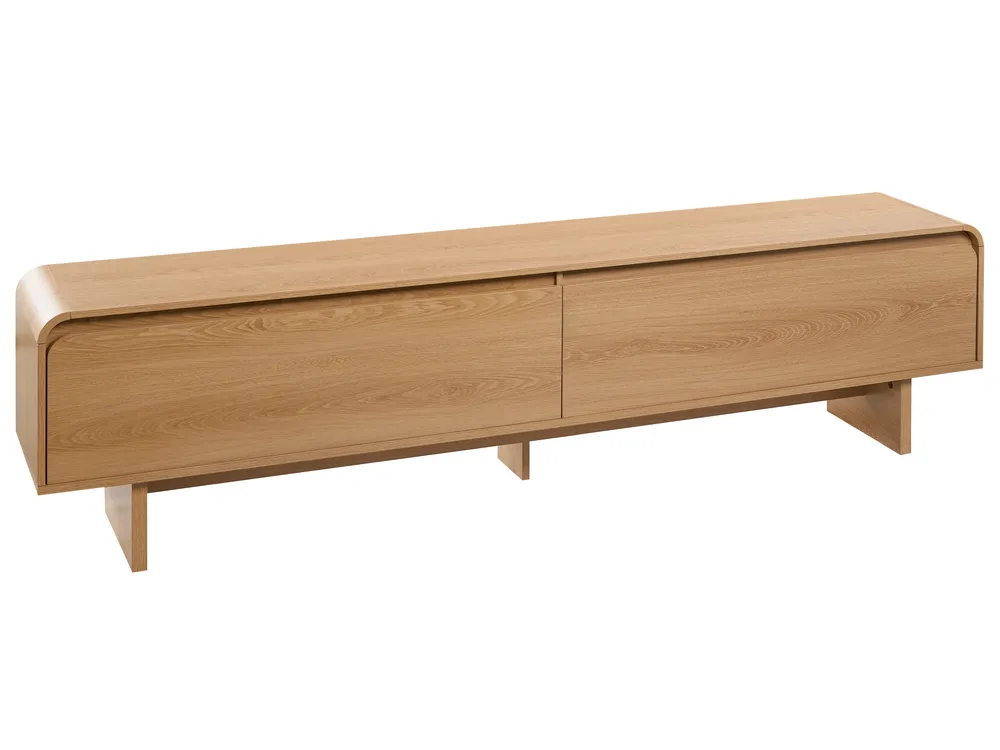 TV Stand DELORAINE Light Brown