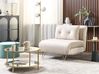 Single Sofa Bed VESTFOLD Velvet Beige