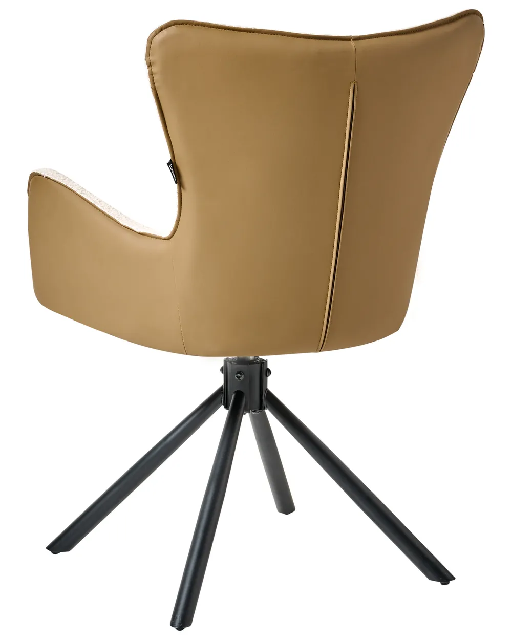 Set of 2 Dining Chairs Swivel NOVI Boucle Light Beige_993240