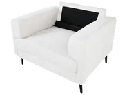 Living Room Set 7 Seater LOUSTO Fabric Light Beige_1043984