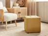 Pouffe KANSAS Fabric Yellow