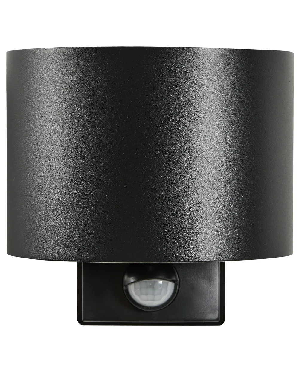 Set of 2 Outdoor LED Wall Lights MORAY with Motion Sensor Black_1102903